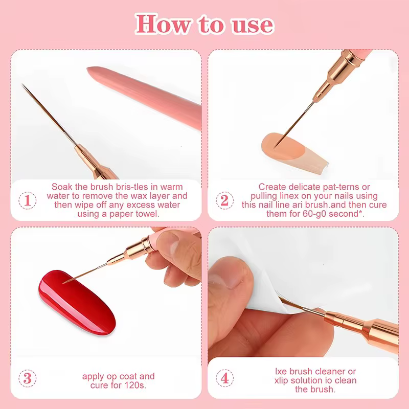 Ensemble de pinceaux pour Nail Art