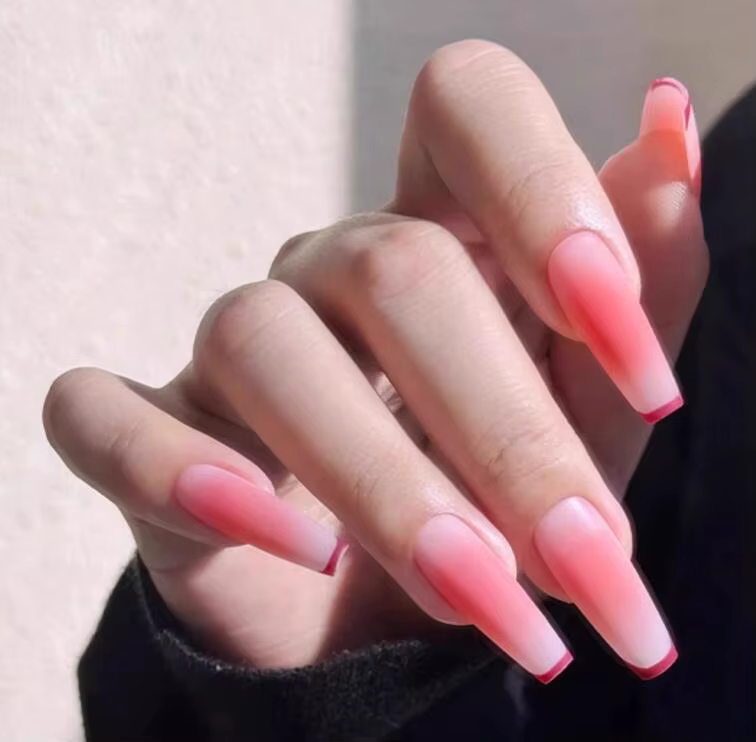 5 ml-3 couleurs noir/blanc/rose Nail Art coussin d'air colle dégradé fleur claque vernis à ongles peinture à la main manucure Ombre Gel