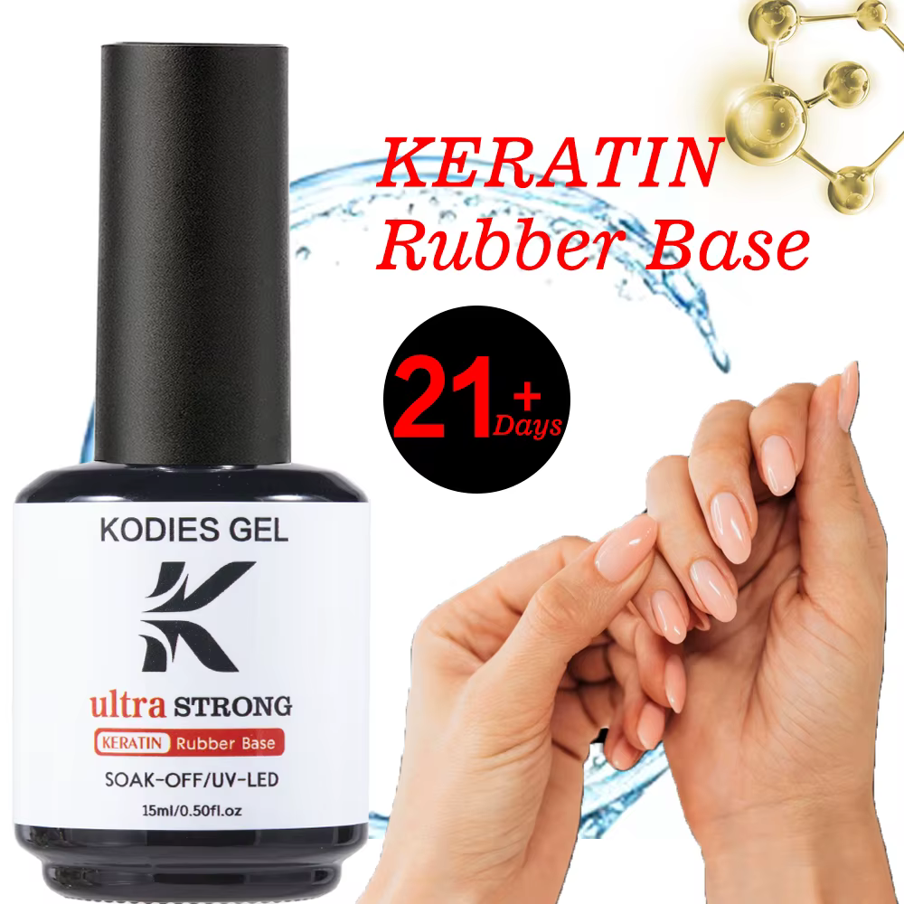 KODIES GEL nouvelle formule kératine couche de Base Gel vernis à ongles Ultra fort