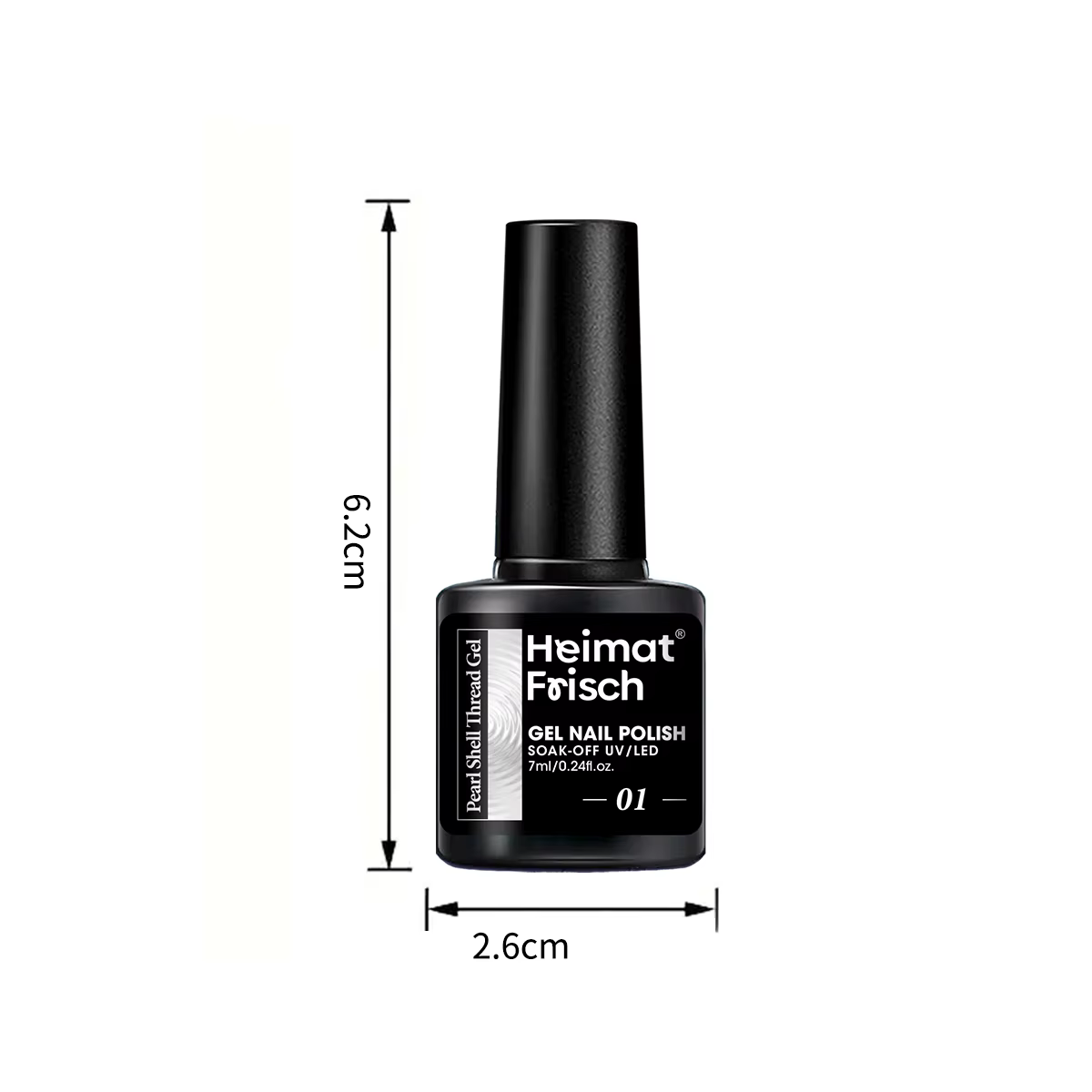 Vernis à ongles Style spirale de 0.24 oz