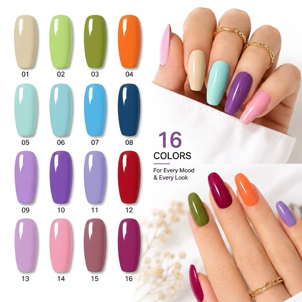 Gel à ongles Makaron 16 couleurs
