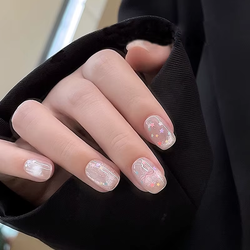 ❤️ Paillettes pour ongles en forme d'étoile