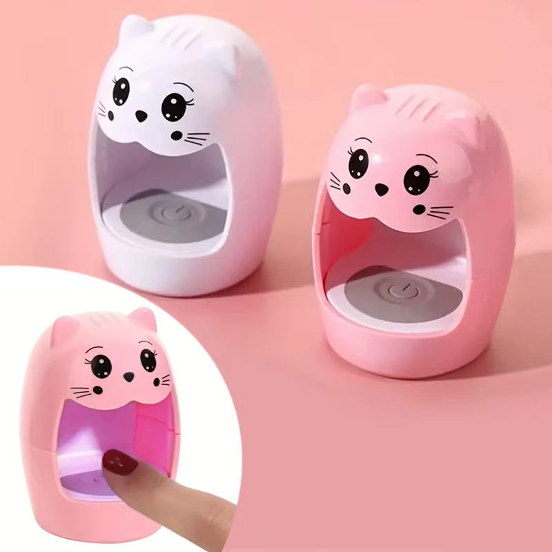 LULAA lumière UV pour ongles pour vernis Gel sèche-ongles avec forme mignonne petite et Portable
