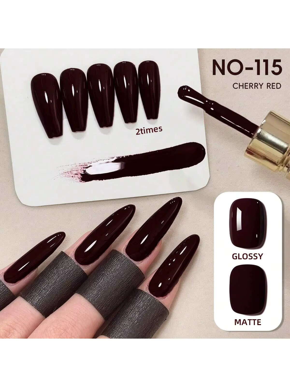 Ensemble de vernis à ongles en gel 3 pièces