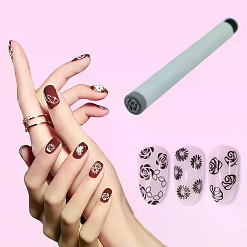 12/36 pièces Nail Art timbre stylo ensemble bricolage conception ongles artisanat Graffiti fleur