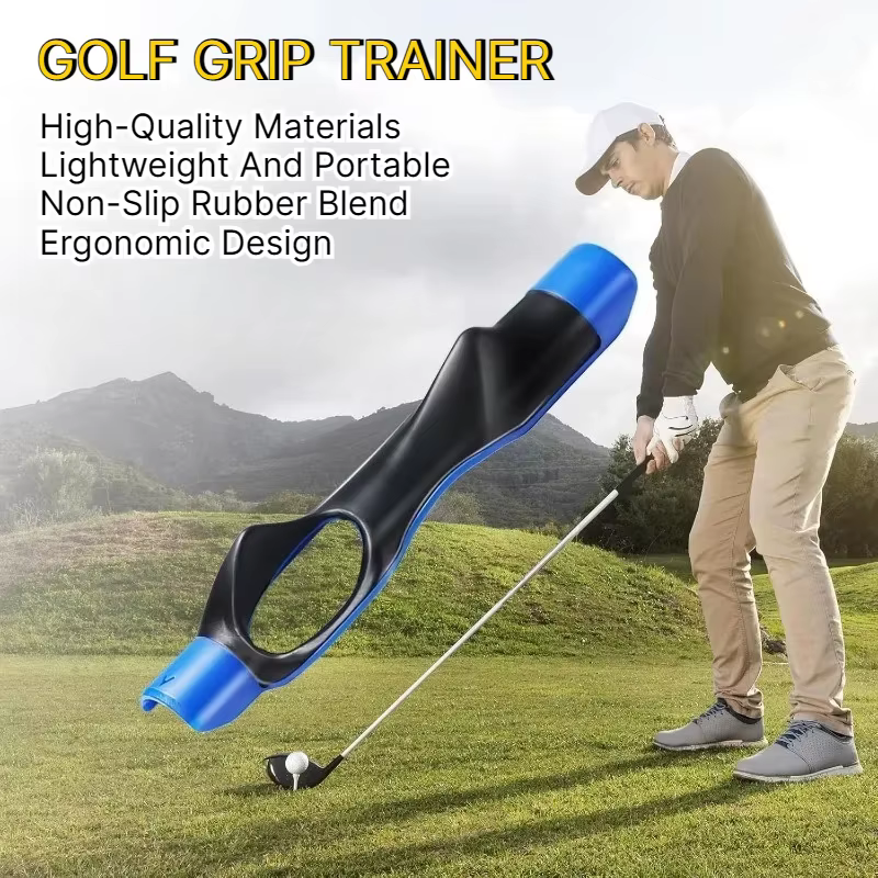 Entraîneur de grip de golf, aide à l'entraînement de golf, kit de grip de golf, grips de clubs de golf, entraîneur de grip pour clubs de golf pour aider à corriger la position des mains