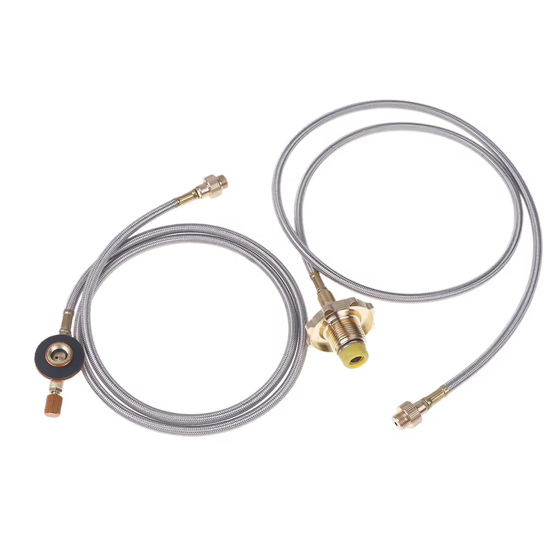 Tuyau d'extension GPL de 1 mètre pour réservoir de gaz plat, raccord de gonflage de gaz liquéfié