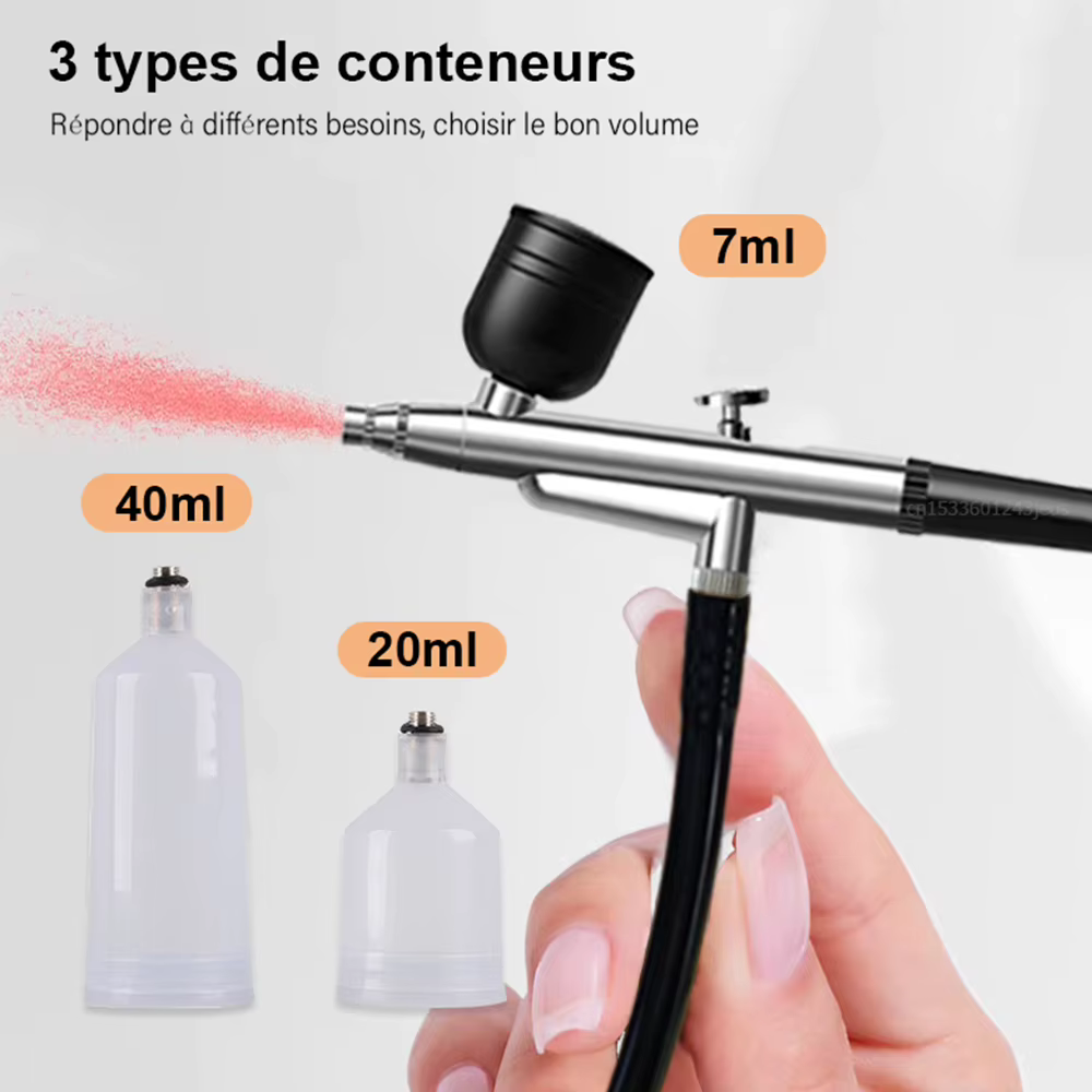 Aérographe ongles avec compresseur brosse à air Portable