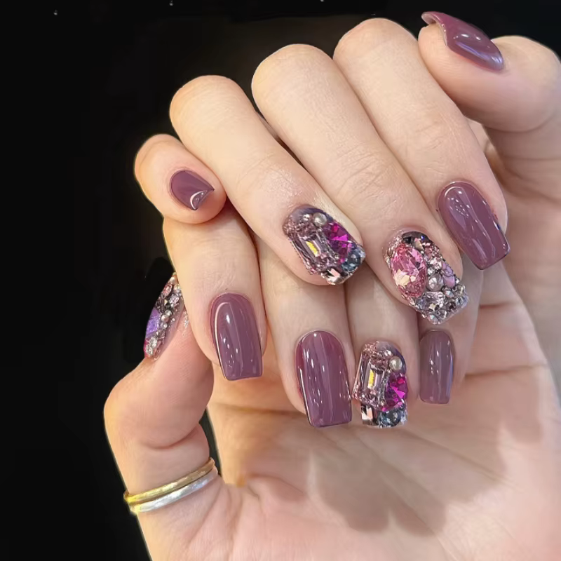 Faux ongles longs à pression pour Ballet
