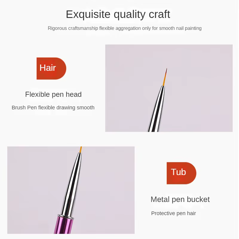 Stylo de peinture à ongles en gel UV