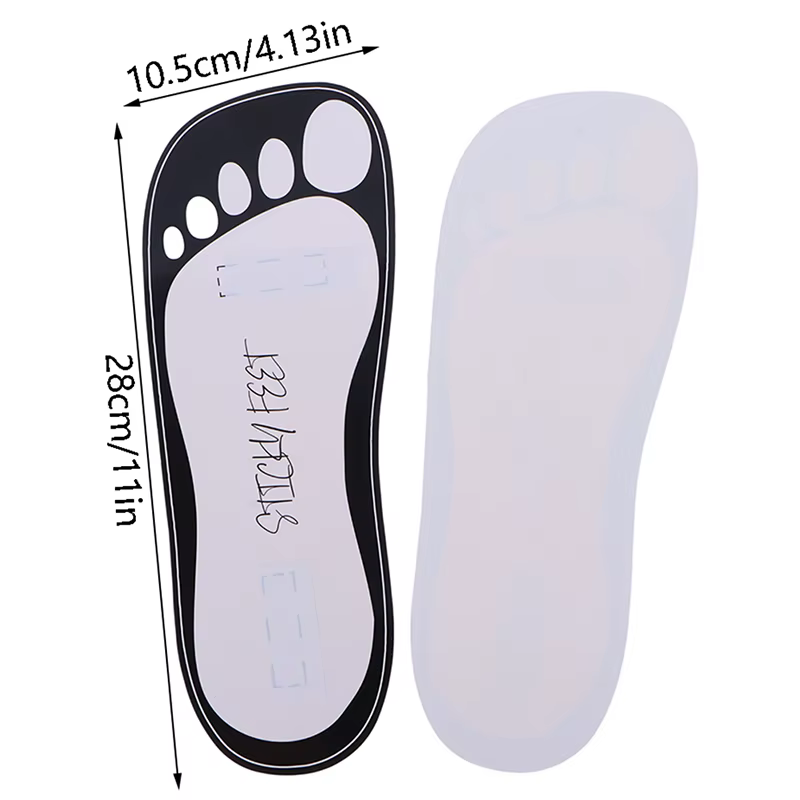 ♥ 20 Pièces de Protège-Pieds Adhésifs Jetables pour Bronzage, Tampons Autocollants pour Bronzage par Pulvérisation, Accessoires Corporels 11 pouces