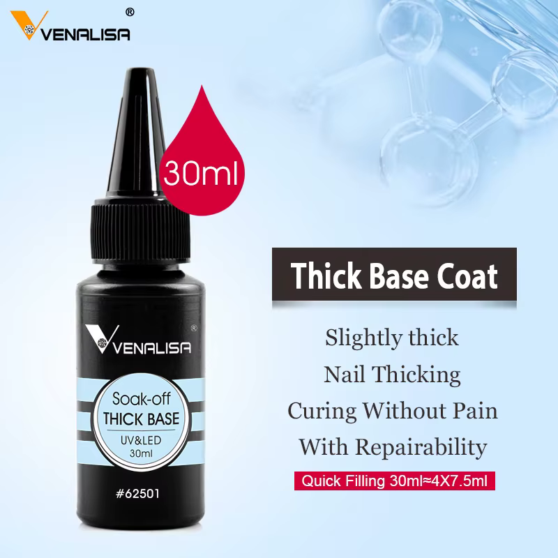 Venalisa 30 ml/225g Nowipe couche de finition tremper LED UV vernis à ongles diamant trempé