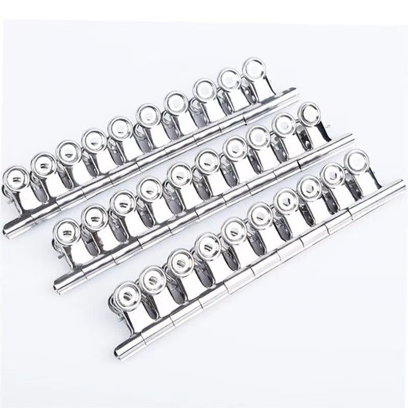 6 pinces à ongles russes en forme de C