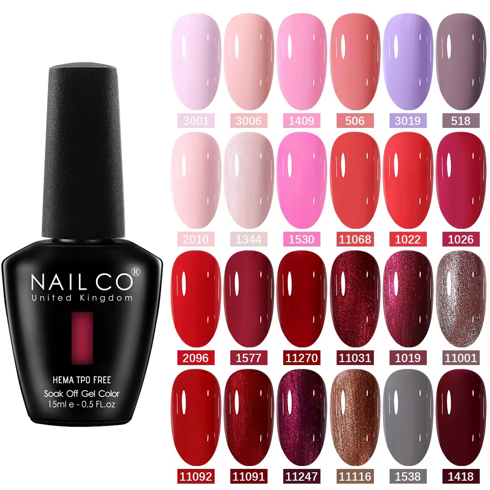 NAILCO 15ml automne marron couleurs série Gel vernis café Gel