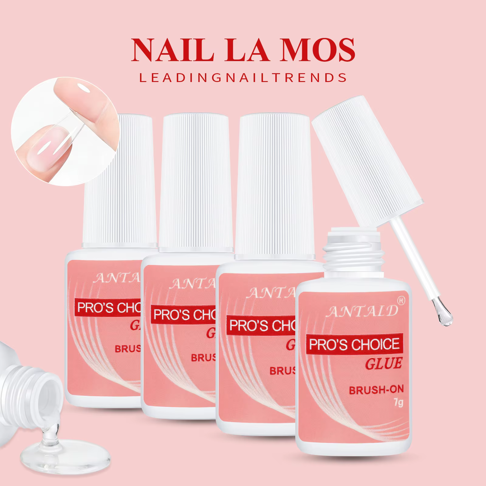 Colle à ongles 7g à appliquer au pinceau