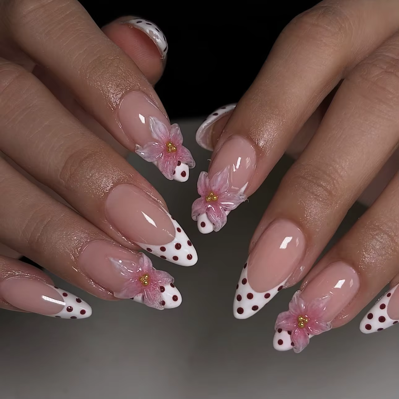 Faux ongles 3D pour femmes et filles