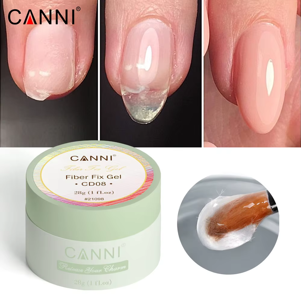 Venalisa Canni Fiber Gel 28g fibre de verre Fix constructeur vernis à ongles réparation