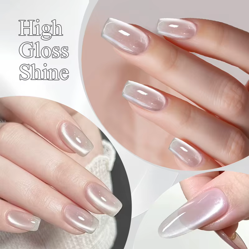 Vernis à ongles Gel magnétique chat blanc