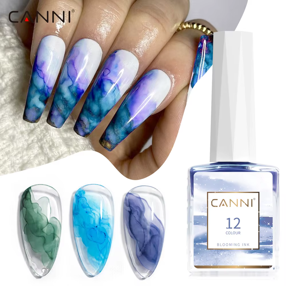 CANNI aquarelle encre pour ongles 9ml Venalisa effet fleuri