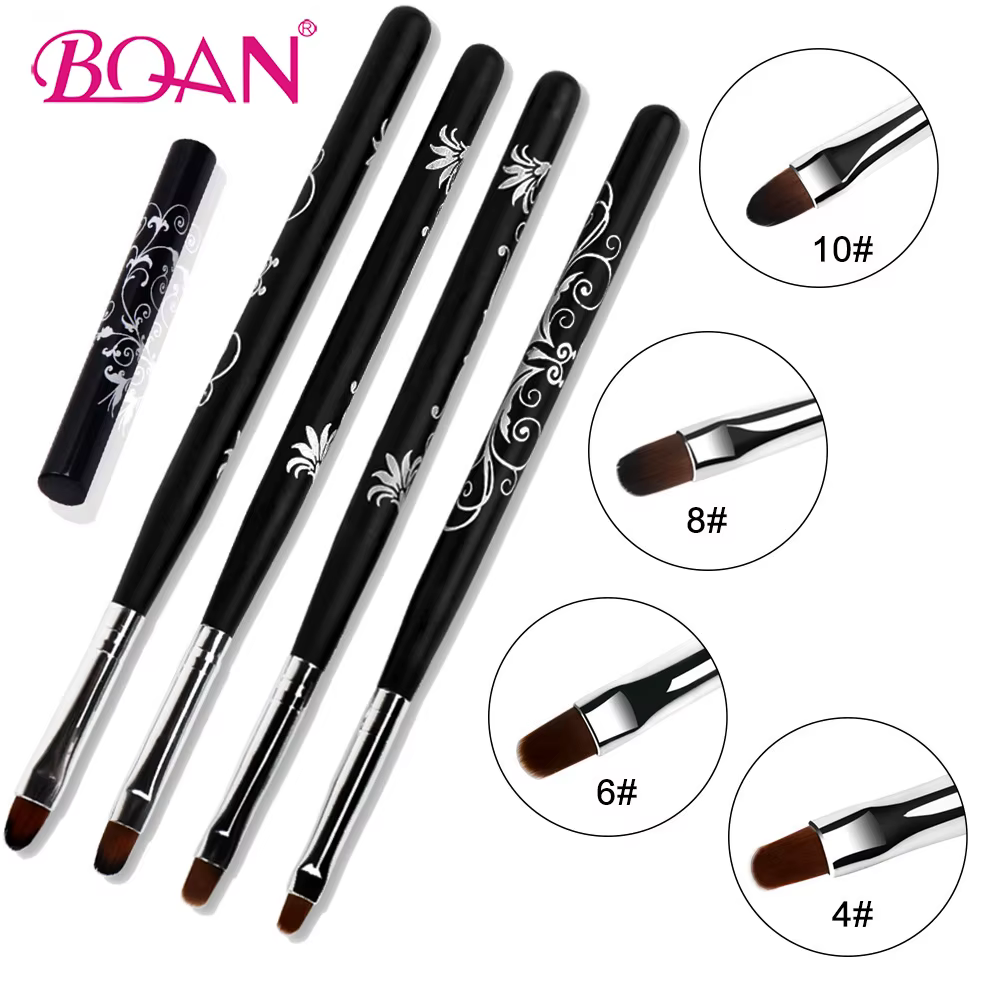 BQAN brosse à ongles Nail Art UV Gel vernis peinture