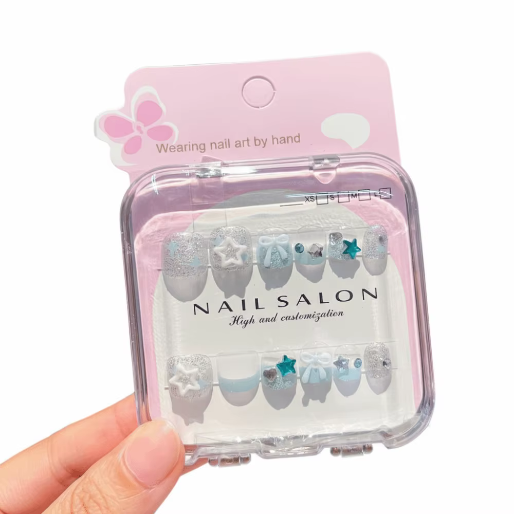 Ongles autocollants amovibles pour enfants