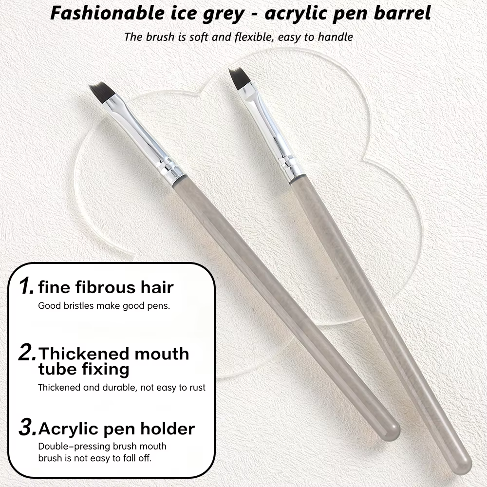 Pinceaux pour nail art français, pour créer divers motifs de manucure française linéaire, pour les débutants et les salons de manucure professionnels