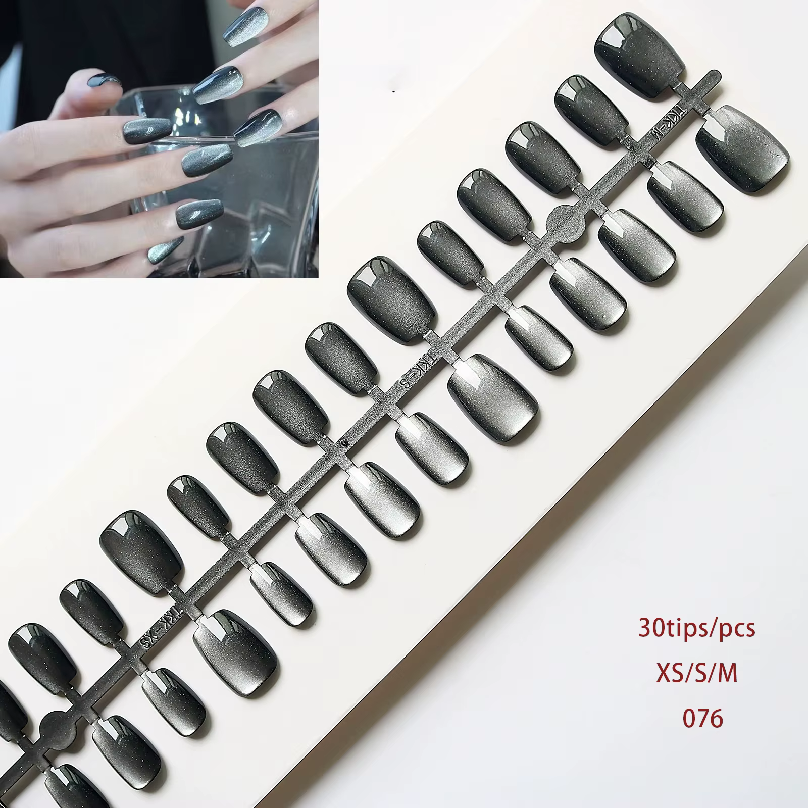 30 pointes presse sur ongles faux
