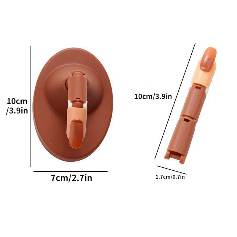 1 Ensemble de Modèles d'Entraînement pour Ongles avec Base et Support de Présentation