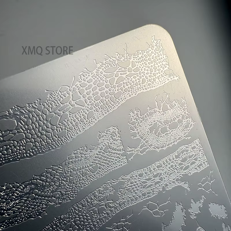 XMQ NAIL ART STAMPING PALTES LACE NAILS TEMPLATES