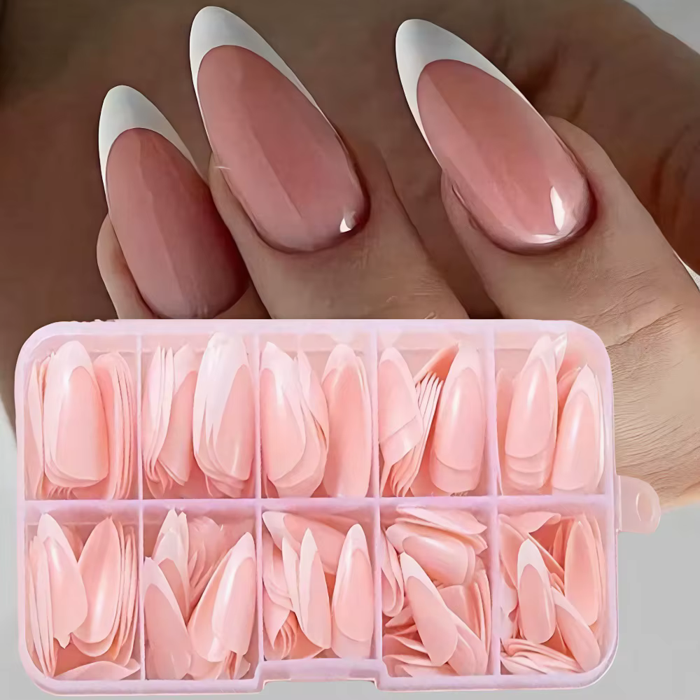120 faux ongles amande moyenne