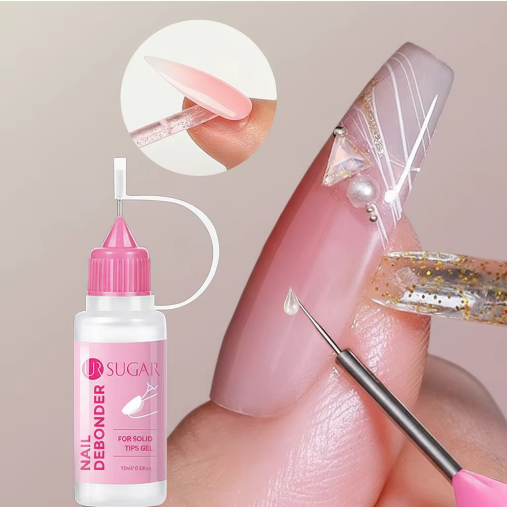 Dissolvant et détachant rapide pour faux ongles en gel solide