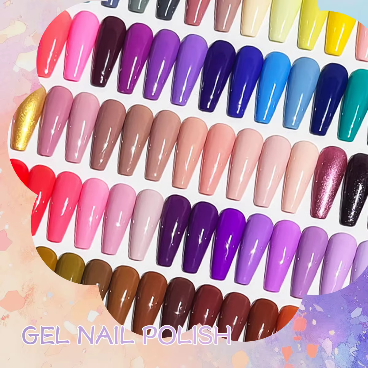 Ensemble de vernis à ongles Gel UV LED 8 couleurs-haute pénétration