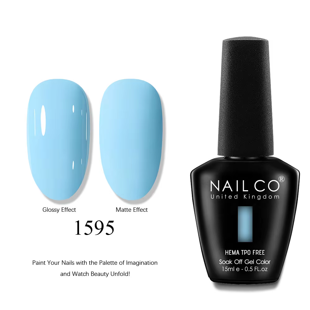 NAILCO série de couleurs bleues vernis à ongles Gel pour manucure Nail Art
