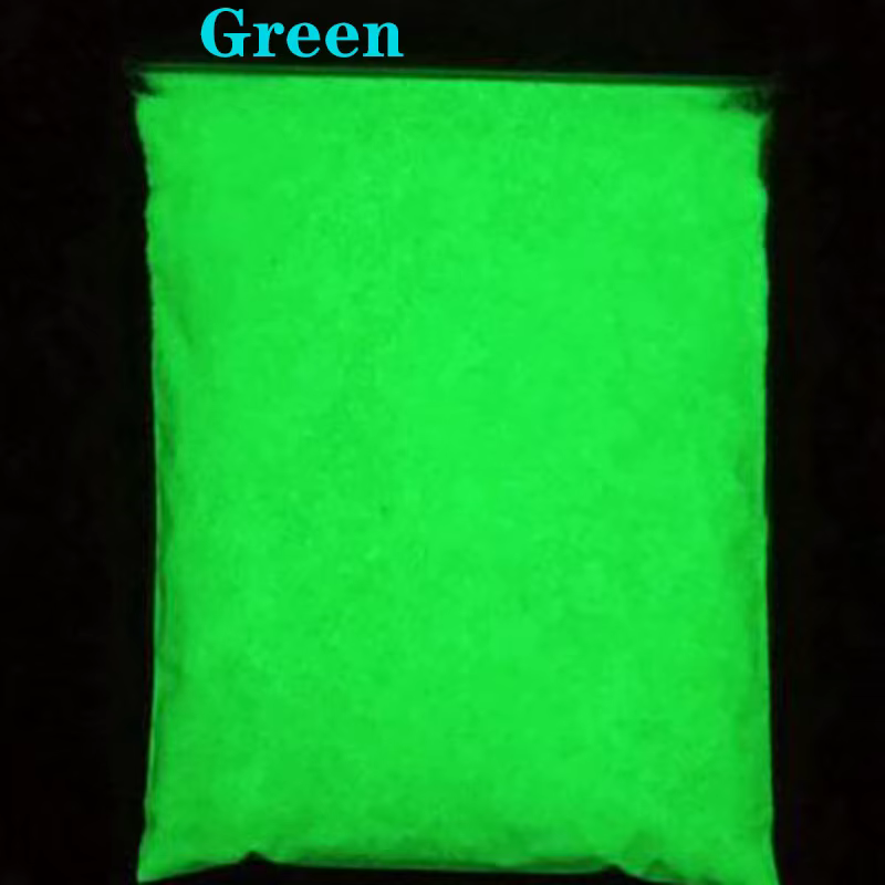 Poudre de phosphore lumineuse pour ongles