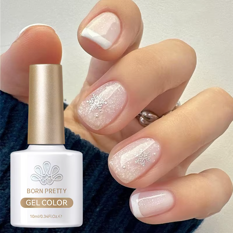 BORN PRETTY 10ml neige paillettes gelée Gel Vernis noël