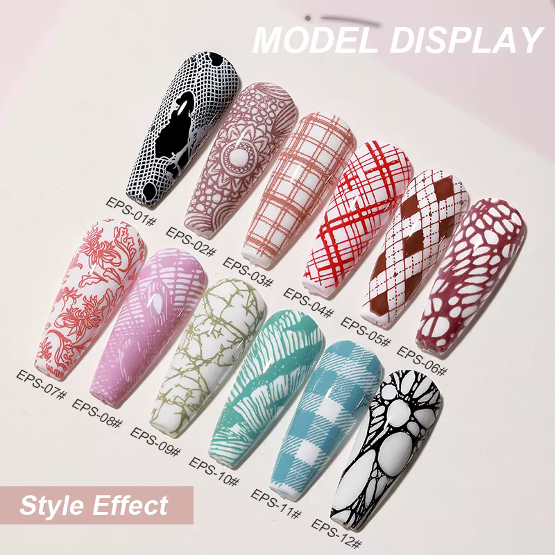 AS Nail Printing Stamping Gel Polish 5ml Couleurs