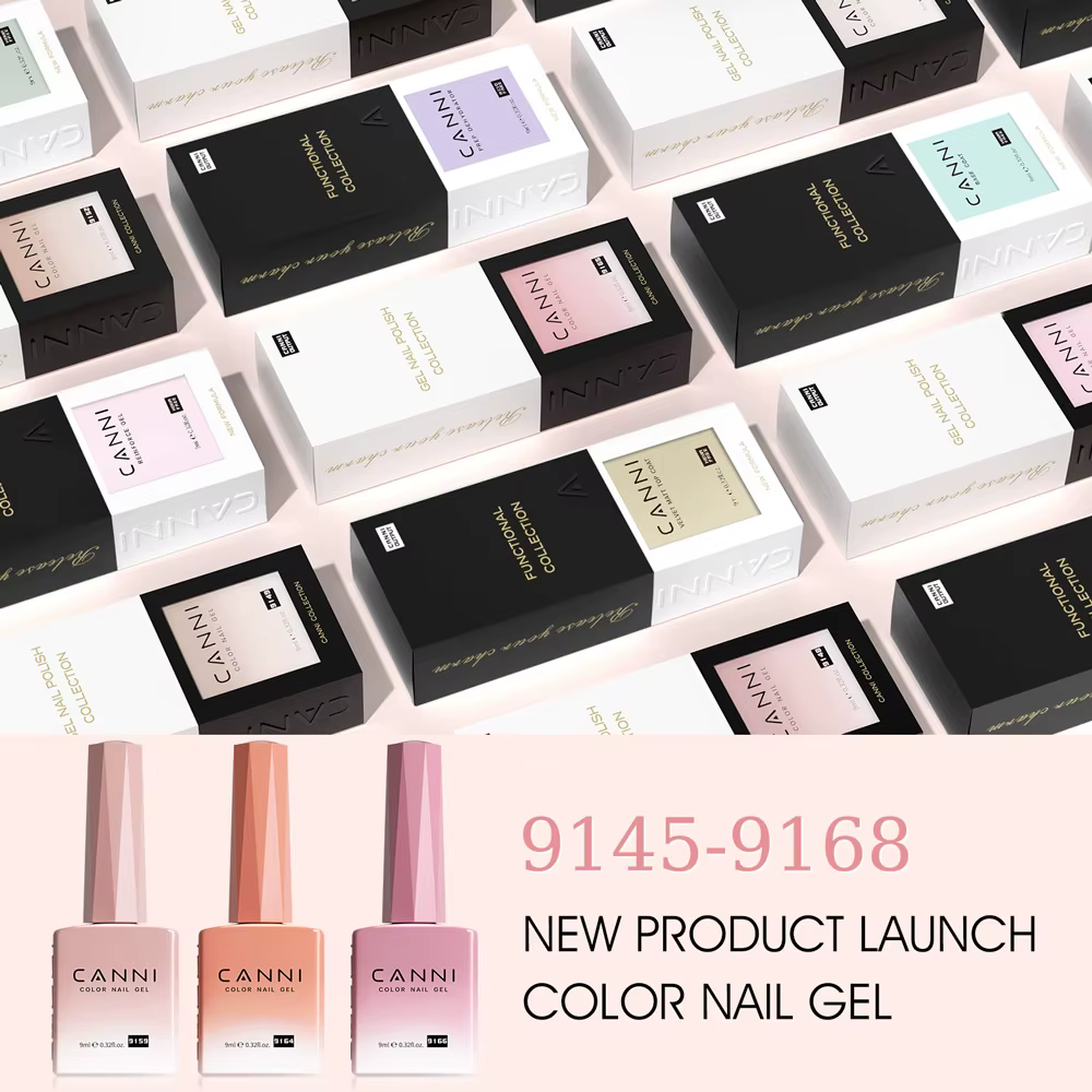 Canni vernis à ongles Gel gelée couleur nue HEMA gratuit TPO