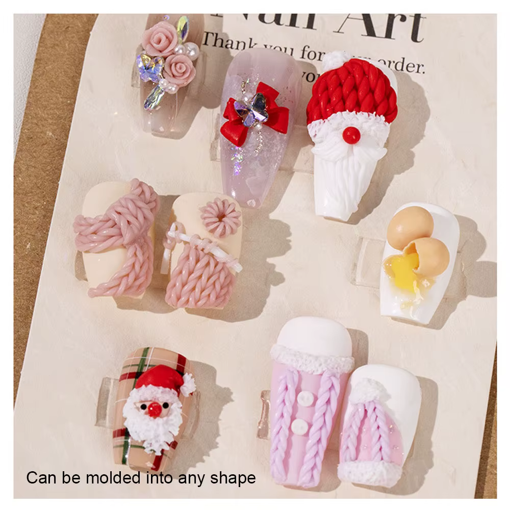 LIMEGIRL Nail Art UV pâte à modeler Gel pour ongles bricolage sculpter modèles 3D UV Gel acrylique sculpture fleurs accessoires pour outil de manucure