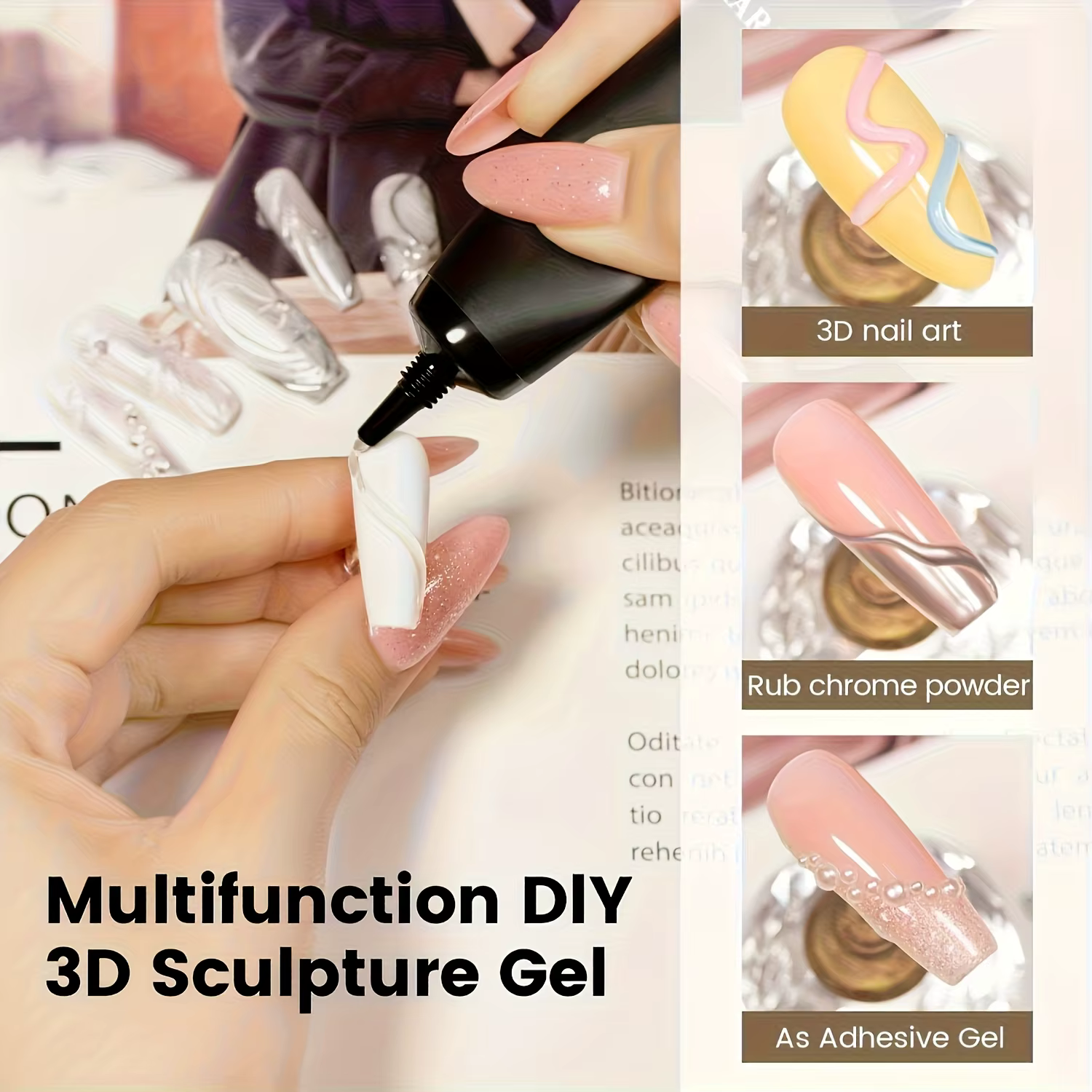 Gel 3D – Gel de modélisation pour Nail Art