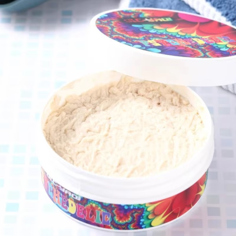 Vente Flash 2026 ! Savon à raser professionnel YAQI PSYCHEDELIC Atisan 170g pour hommes, facile à mousser, rasage hydratant