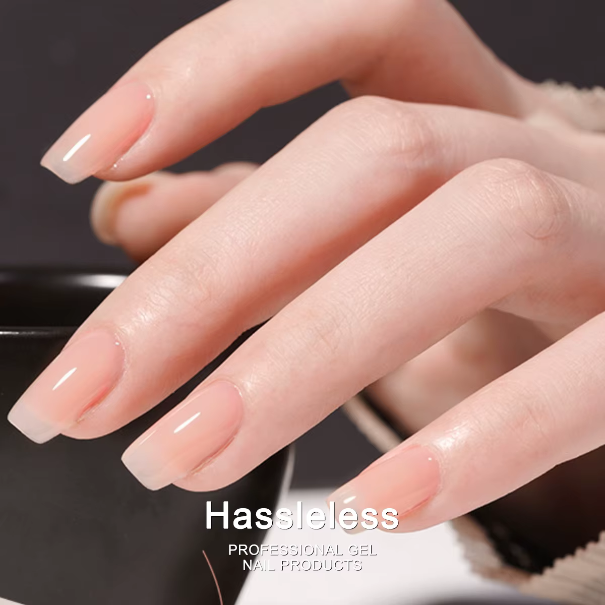 Vernis à ongles gel rose nude Hassleless 15 ml