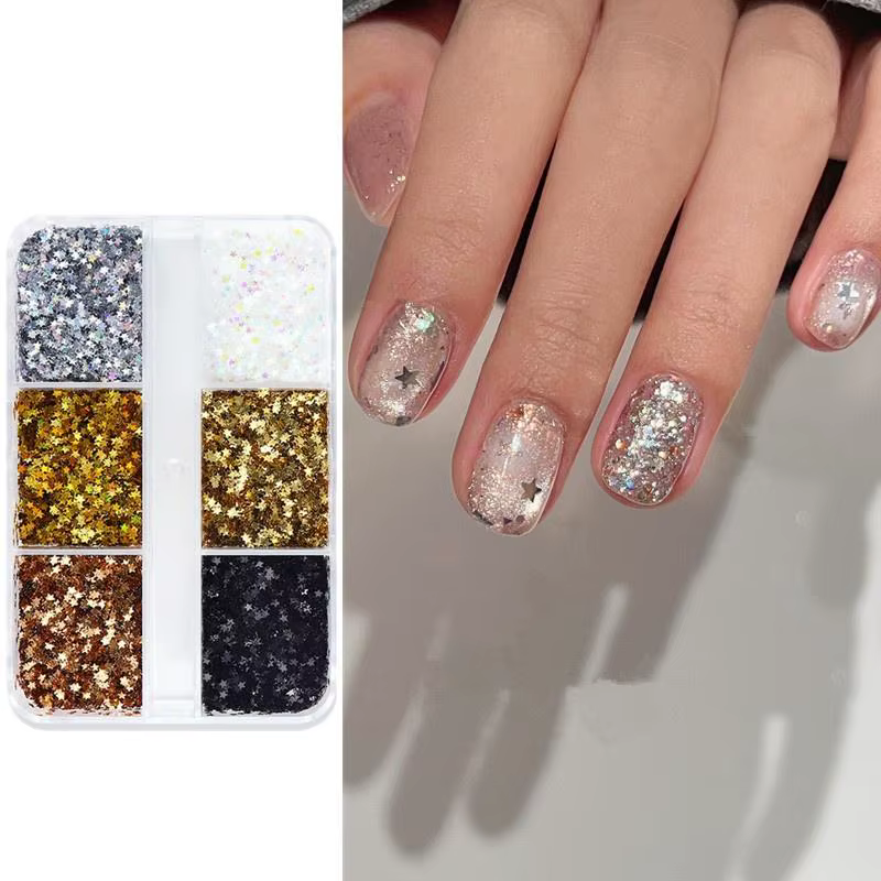 ● Mini paillettes étoiles scintillantes de 1 mm
