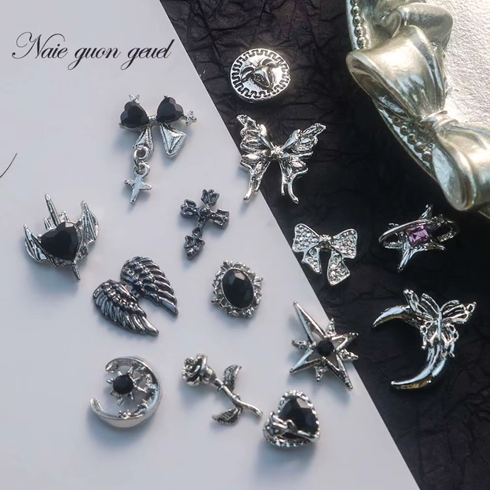 Breloque gothique Style Punk pour Nail Art