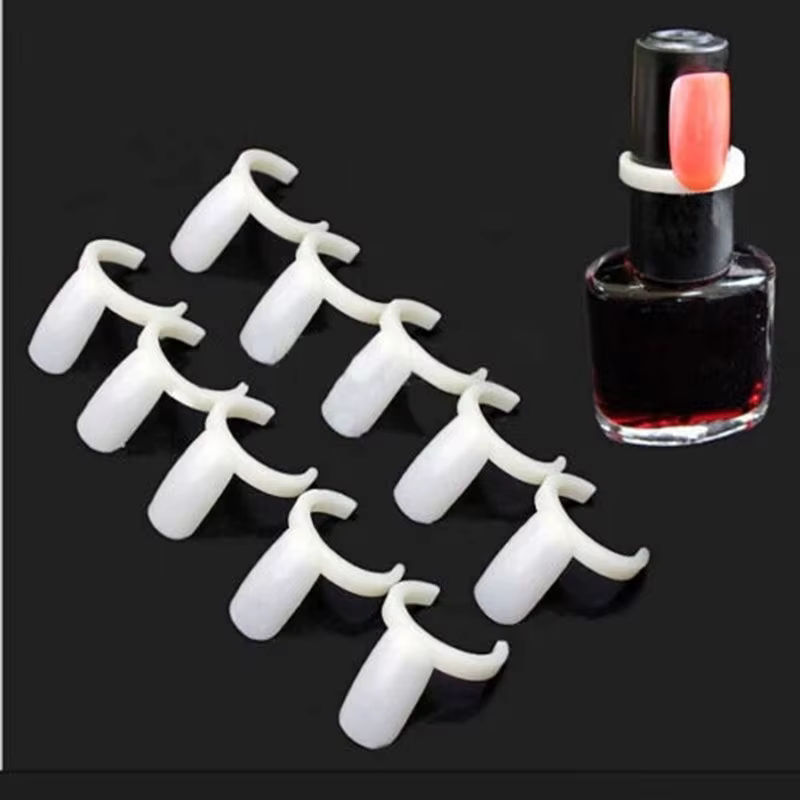 50pcs faux ongles anneau coloration montrant Nail Art acrylique complet vernis