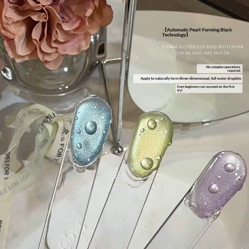 Nouveau Gel Nail Art 3D Haute Transparence Effet Goutte d'Eau