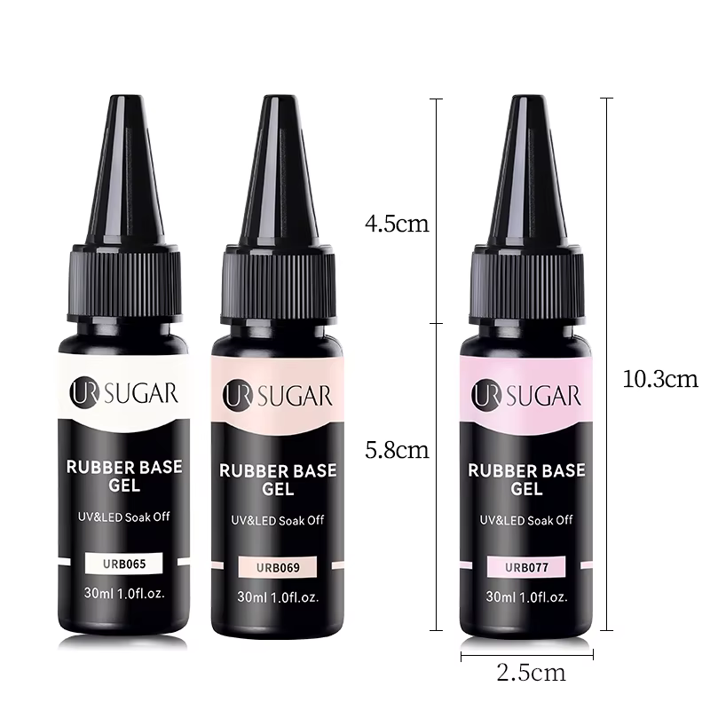 UR SUGAR 30ml Gel de Base en caoutchouc grand Volume sans lingette couche de finition recharge paquet Gel de remplissage déshydrateur de préparation des ongles UV LED manucure