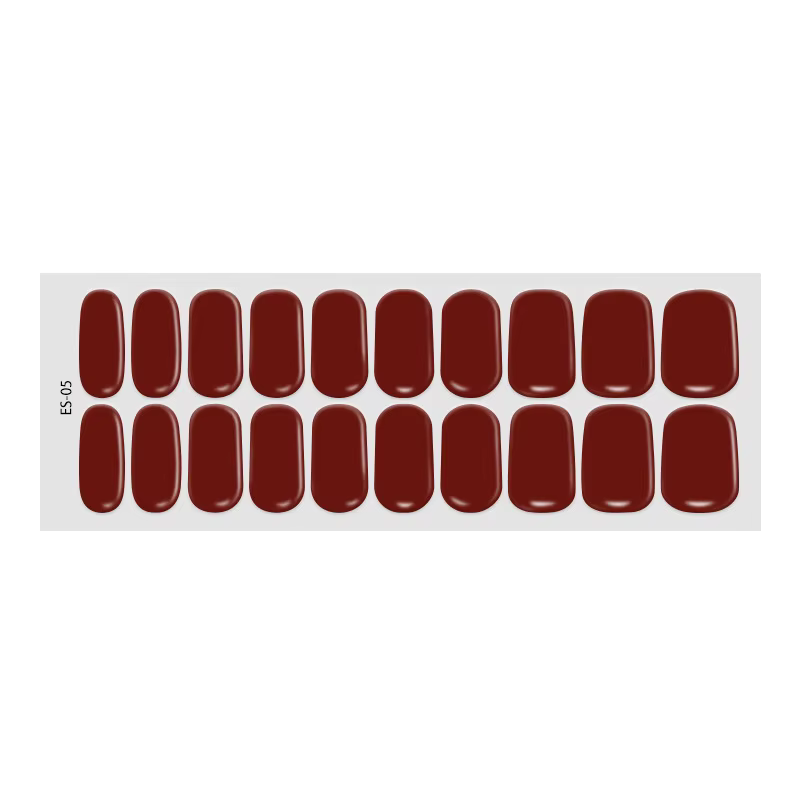 Autocollants et bandes de gel semi-durci UV pour ongles