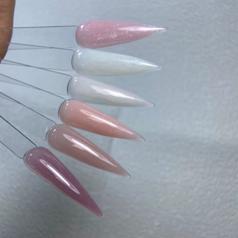 MSHARE 50g Gel de construction liquide scintillant pour ongles
