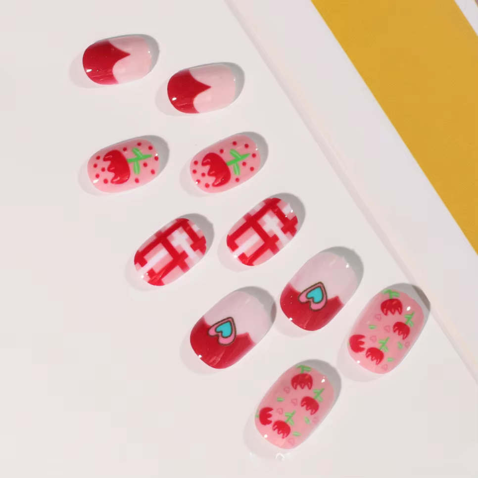 Faux ongles mignons pour enfants