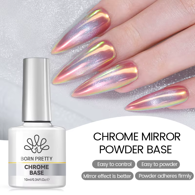 BORN PRETTY Vernis à ongles gel à base de chrome 10 ml